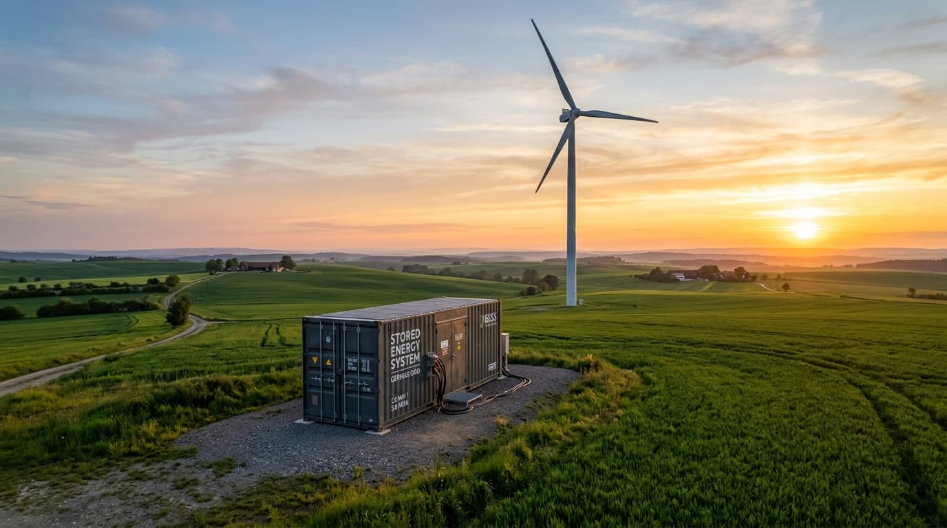 Batteriespeicher für Windkraftanlagen & PV