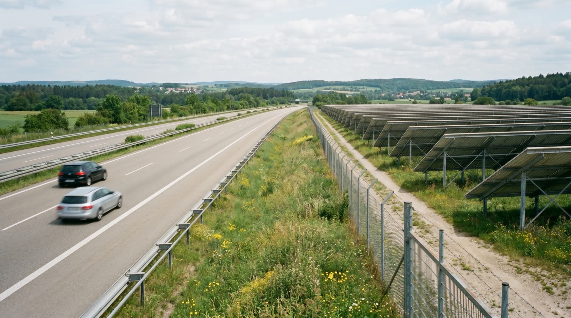 PV an Autobahnen und Bahnstrecken: 200- und 500-m-Korridor